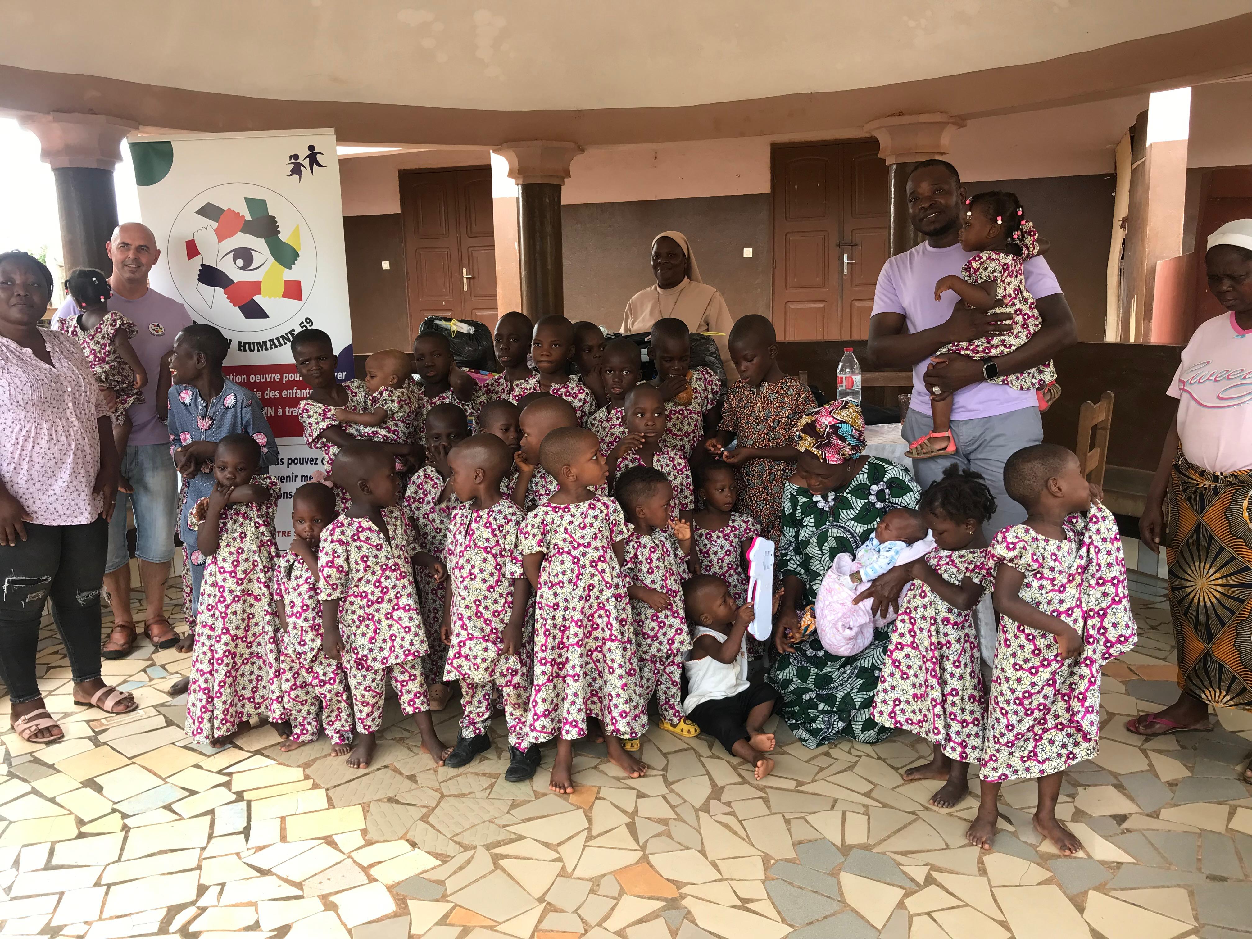 Deuxième édition de partage à l'orphelinat Saint Dominique d'Azowlissè